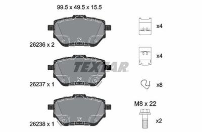 TEXTAR 2623601 Číslo výrobce: 26236. EAN: 4019722547492.