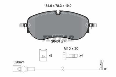 TEXTAR 2640701 Číslo výrobce: 26407. EAN: 4019722566806.