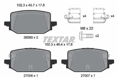 TEXTAR 2658901 Číslo výrobce: 26589. EAN: 4019722586781.