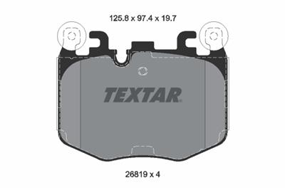 TEXTAR 2681901 Číslo výrobce: 26819. EAN: 4019722603761.
