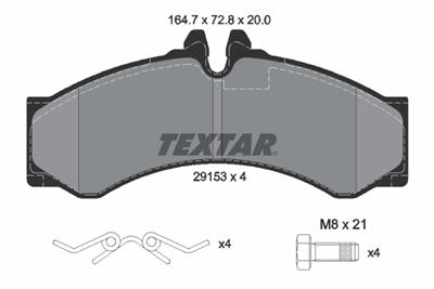 TEXTAR 2915301 Číslo výrobce: 29076. EAN: 4019722253409.