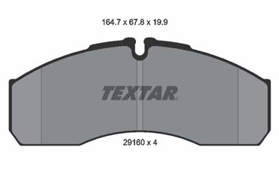 TEXTAR 2916002 Číslo výrobce: 29160. EAN: 4019722268298.