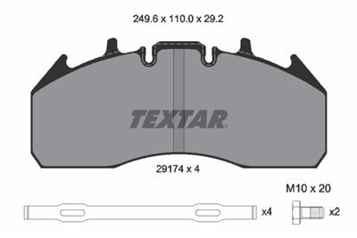 TEXTAR 2917401 Číslo výrobce: 29174. EAN: 4019722270116.