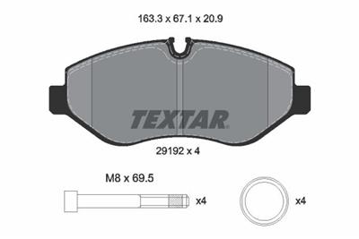 TEXTAR 2919209 Číslo výrobce: 29192. EAN: 4019722572661.