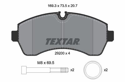 TEXTAR 2920006 Číslo výrobce: 29200. EAN: 4019722572678.