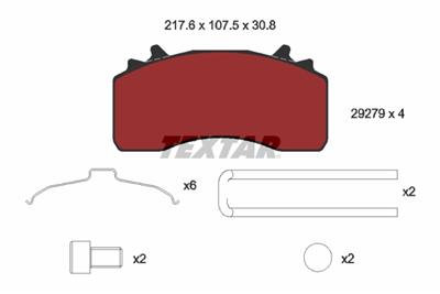 TEXTAR 2927901 Číslo výrobce: 29279. EAN: 4019722456299.