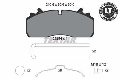 TEXTAR 2928401 Číslo výrobce: 29284. EAN: 4019722483943.