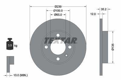 TEXTAR 92010603 EAN: 4019722308758.