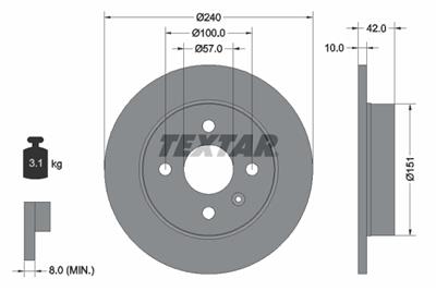TEXTAR 92092003 EAN: 4019722301124.