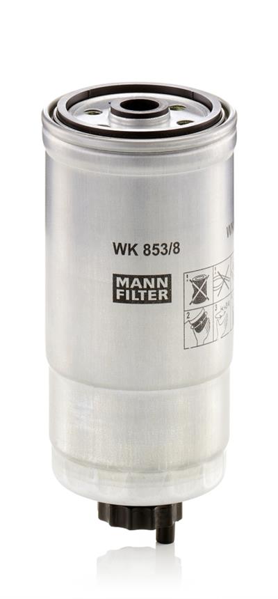 MANN-FILTER WK 853/8 EAN: 4011558933906.