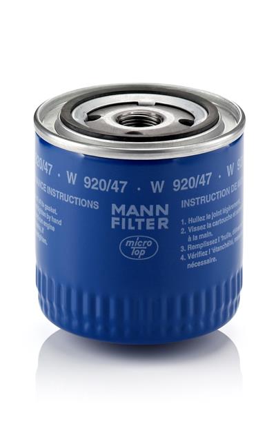 MANN-FILTER W 920/47 EAN: 4011558735005.