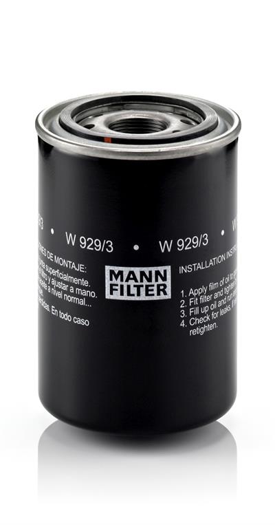 MANN-FILTER W 929/3 EAN: 4011558747602.