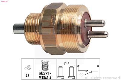 EPS 1.860.147 Číslo výrobce: Facet 7.6147. EAN: 8012510257838.