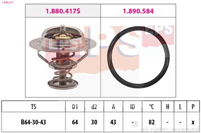 EPS 1.880.417 Číslo výrobce: Facet 7.8417. EAN: 8012510287866.