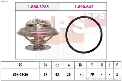 EPS 1.880.578 Číslo výrobce: Facet 7.8578. EAN: 8012510295045.