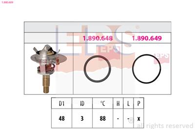 EPS 1.880.609 Číslo výrobce: Facet 7.8609. EAN: 8012510233849.