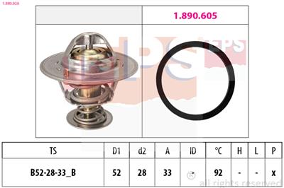 EPS 1.880.928 Číslo výrobce: Facet 7.8928. EAN: 8012510235669.