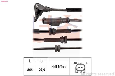 EPS 1.960.223 Číslo výrobce: Facet 21.0223. EAN: 8012510232811.