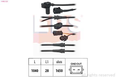 EPS 1.962.122 Číslo výrobce: Facet 21.2122. EAN: 8012510260746.