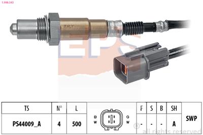 EPS 1.998.343 Číslo výrobce: Facet 10.8343. EAN: 8012510254493.
