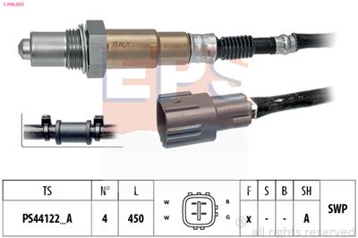 EPS 1.998.603 Číslo výrobce: Facet 10.8603. EAN: 8012510702369.
