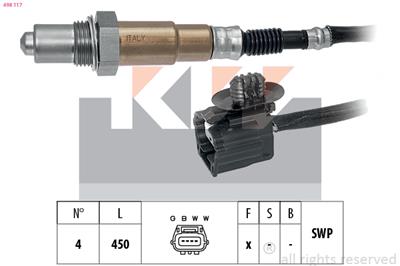KW 498 117 Číslo výrobce: Facet 10.8117. EAN: 8012510136966.