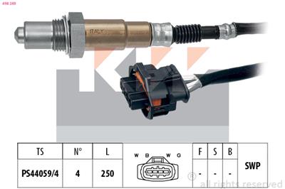 KW 498 249 Číslo výrobce: Facet 10.8249. EAN: 8012510153802.