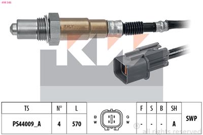 KW 498 346 Číslo výrobce: Facet 10.8346. EAN: 8012510154526.