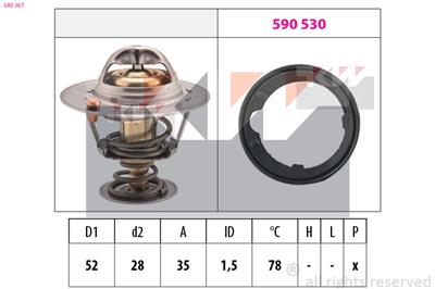 KW 580 267 Číslo výrobce: Facet 7.8267. EAN: 8012510183236.