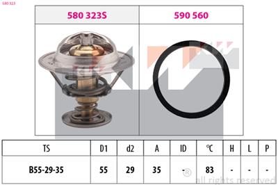 KW 580 323 Číslo výrobce: Facet 7.8323. EAN: 8012510183656.