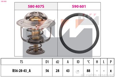 KW 580 408 Číslo výrobce: Facet 7.8408. EAN: 8012510187678.