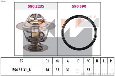 KW 580 432 Číslo výrobce: Facet 7.8432. EAN: 8012510188590.