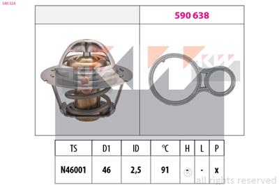 KW 580 524 Číslo výrobce: Eps 1.880.524. EAN: 8012510190807.