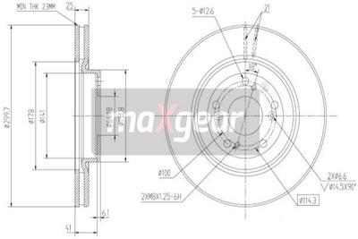 MAXGEAR 19-2301 EAN: 5901619572450.