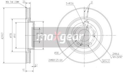 MAXGEAR 19-2301 EAN: 5901619572450.