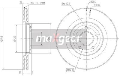 MAXGEAR 19-2364 EAN: 5901619573082.