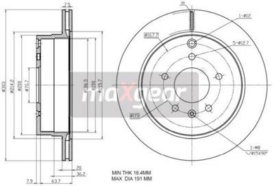 MAXGEAR 19-2370 EAN: 5901619573143.