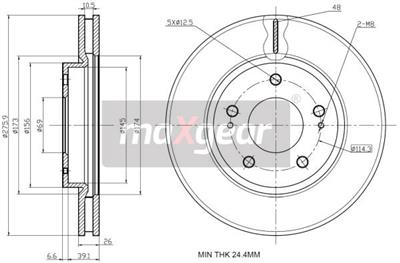 MAXGEAR 19-2388 EAN: 5901619573327.