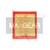 MAXGEAR 26-0109 - RENAU LAGUNA II (BG0/1_) - Vzduchový filter