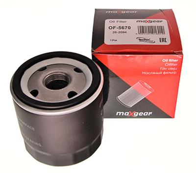 MAXGEAR 26-2094 Číslo výrobce: OF-5670. EAN: 5905141916010.