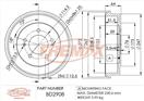 FREMAX BD-2908 - Brzdový bubon