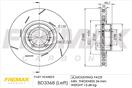 FREMAX BD-3368 - Brzdový kotúč (ø 360 mm)
