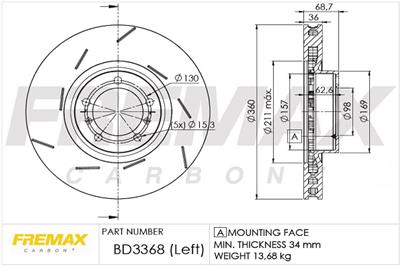 FREMAX BD-3368 EAN: 7893233033685.