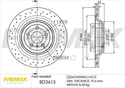 FREMAX BD-3613 EAN: 7893233036136.