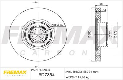 FREMAX BD-7354 EAN: 7893233073544.