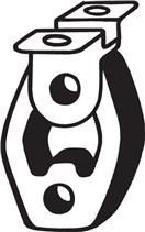 BOSAL 255-161 - Gumový popruh pre výfukový systém