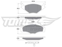 TOMEX Brakes TX 10-141