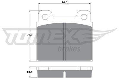 TOMEX Brakes TX 10-181 Číslo výrobce: 10-181. EAN: 5906485550120.