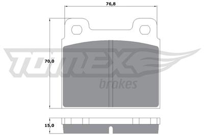 TOMEX Brakes TX 10-18 Číslo výrobce: 10-18. EAN: 5906485550113.