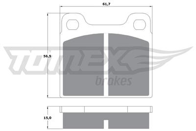 TOMEX Brakes TX 10-19 Číslo výrobce: 10-19. EAN: 5906485550137.